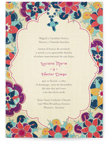 Las Flores Bonitas Wedding Invitations