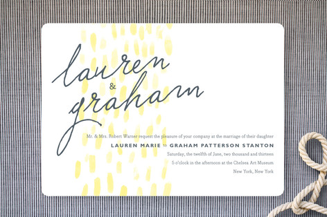 Color Us Happy Wedding Invitations