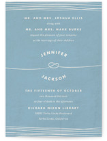 Simple Knot Wedding Invitations