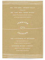 Simple Knot Wedding Invitations
