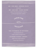 Simple Knot Wedding Invitations