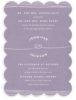 Simple Knot Wedding Invitations