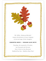 One Fine Autumn Day Wedding Invitations