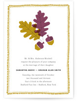 One Fine Autumn Day Wedding Invitations