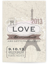 J'adore Paris Wedding Invitations