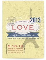 J'adore Paris Wedding Invitations