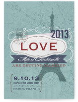 J'adore Paris Wedding Invitations