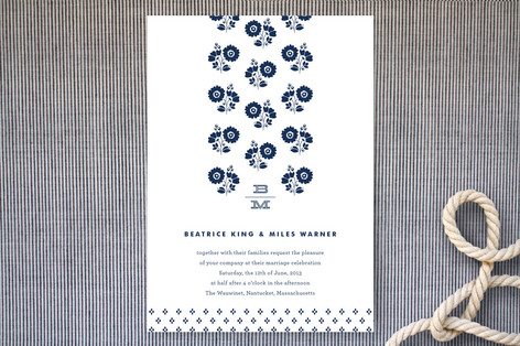 Petite Pattern Wedding Invitations