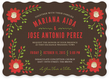 Mexican Ties Wedding Invitations