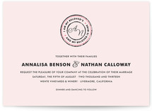 Beloved Monogram Wedding Invitations