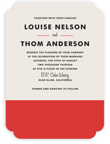Color Block Wedding Invitations
