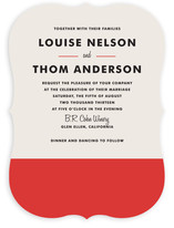 Color Block Wedding Invitations