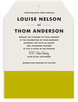 Color Block Wedding Invitations
