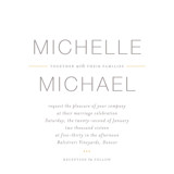 Baseline Wedding Invitations