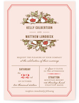 Harvest Floral Wedding Invitations