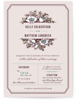 Harvest Floral Wedding Invitations