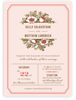 Harvest Floral Wedding Invitations