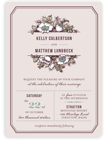 Harvest Floral Wedding Invitations