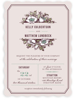 Harvest Floral Wedding Invitations