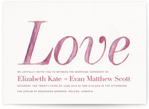 Blushing Wedding Invitations
