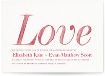 Blushing Wedding Invitations