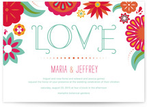 Dia de Amor Wedding Invitations