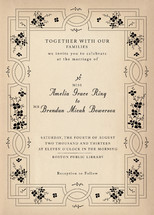 Bookworm Society Wedding Invitations