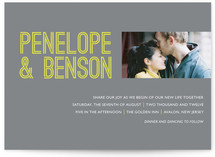 Something Bold Wedding Invitations