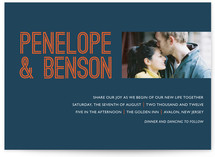 Something Bold Wedding Invitations