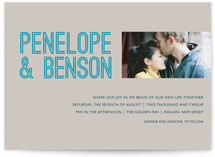 Something Bold Wedding Invitations