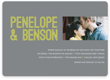Something Bold Wedding Invitations