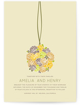 Kissing Ball Wedding Invitations