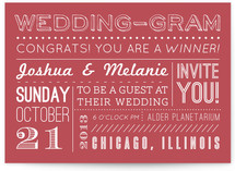 WeddingGram Wedding Invitations