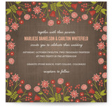 Serendipity Floral Wedding Invitations