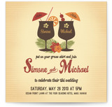 Tiki Luau Wedding Invitations