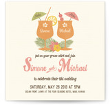 Tiki Luau Wedding Invitations