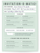 Invitation-O-Matic Wedding Invitations
