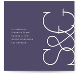 Sleek Chic Wedding Invitations