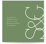 Sleek Chic Wedding Invitations