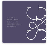 Sleek Chic Wedding Invitations