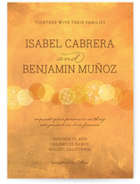 Heart of Gold Wedding Invitations