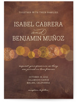 Heart of Gold Wedding Invitations