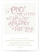 Once Upon Wedding Invitations