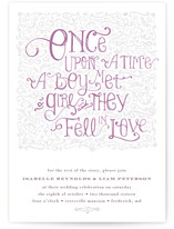 Once Upon Wedding Invitations