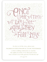 Once Upon Wedding Invitations