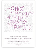 Once Upon Wedding Invitations
