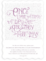Once Upon Wedding Invitations