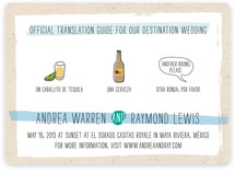 Translation Destination Wedding Invitations