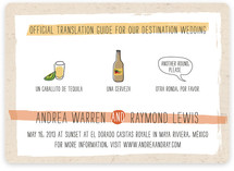 Translation Destination Wedding Invitations