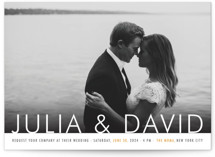 Minimalist Display Wedding Invitations